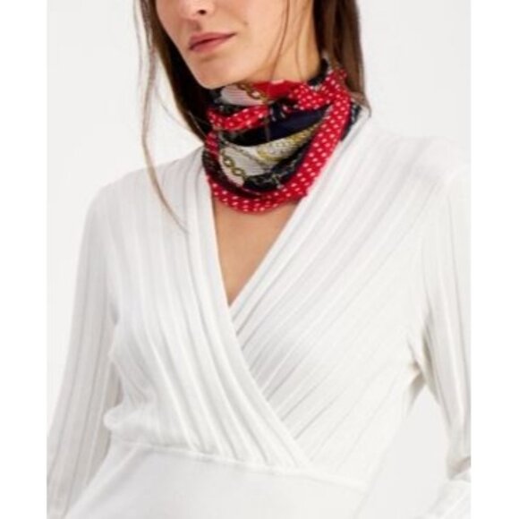 INC International Concepts‎ Inc Nautical Party Pleated Bandana Scarf  Multi - Picture 1 of 1